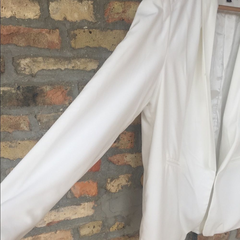 Beautifulwhite Ladies No Button Blazer - image 4